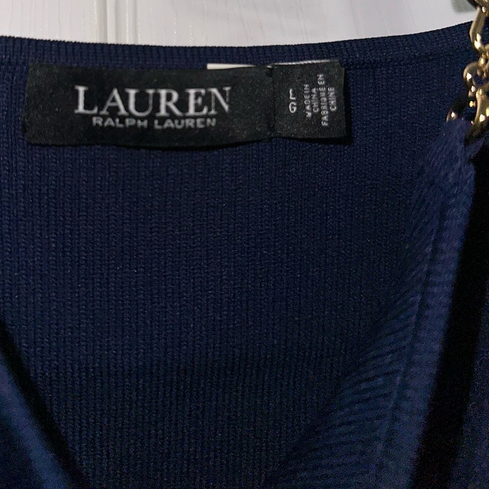 Lauren Ralph Lauren Yenfled toggle-strap knit vest top Size Large NWOT - Picture 8 of 11